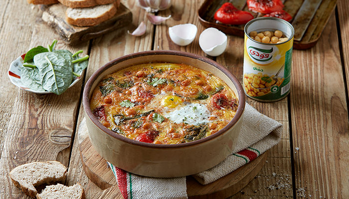 Baked Chickpeas Shakshouka